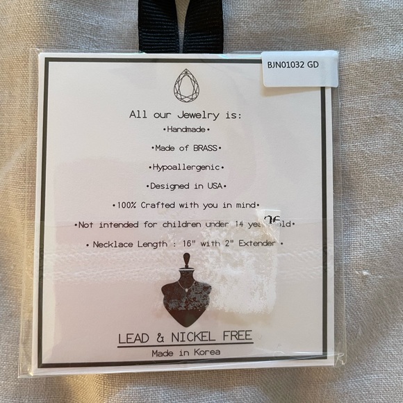 Pink Ribbon Gold Necklace - Picture 2 of 2